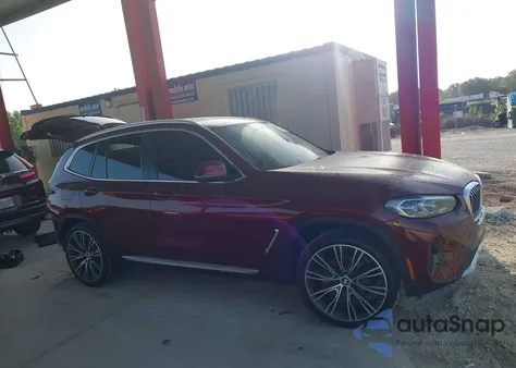 2022 BMW X3 xDrive30I from USA, damaged, VIN 5UX53DP00N9M03407